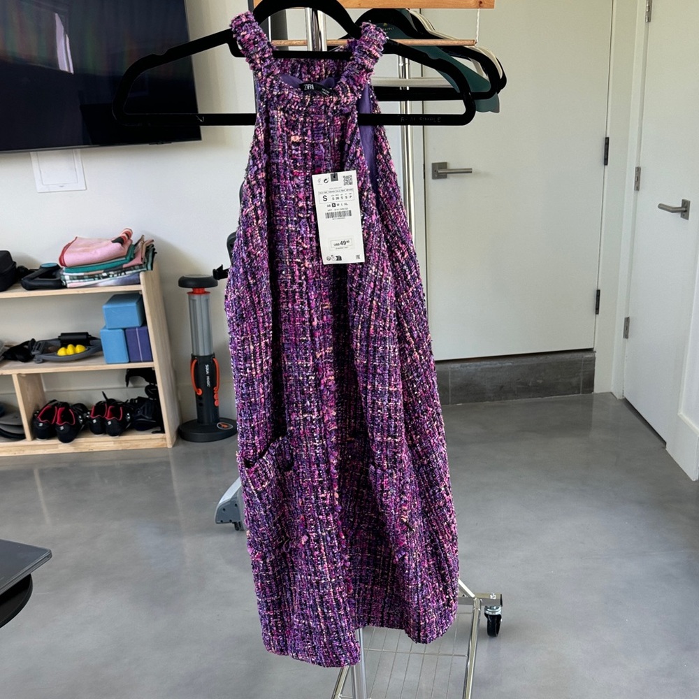 Zara Purple Mini Dress